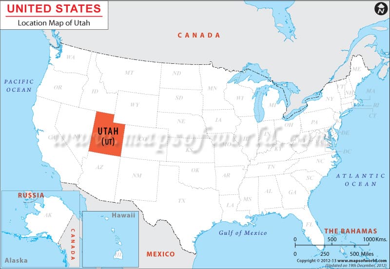 What is the average IQ score in the US state Utah